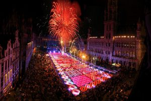 Brussels Grand Place Flower Carpet - Photo by: www.flowercarpet.be