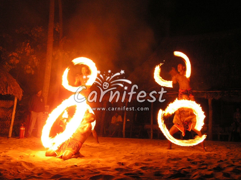 Fire effects - CarniFest Online Photo © All Rights Reserved