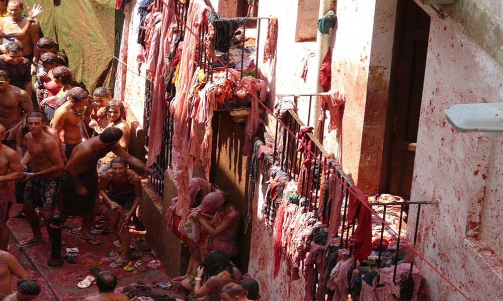 La Tomatina, Buñol - Spain - Photo: Mati Sánchez [via-pixabay.com]