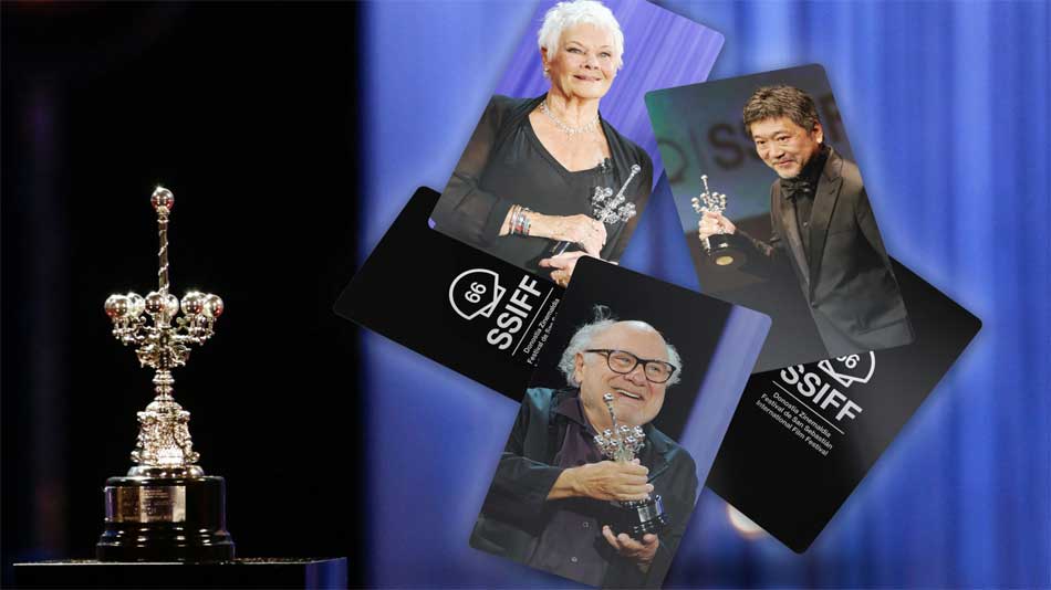 2018 Donostia Awards: Judi Dench, Hirokazu Korreda and Danny DeVito - Photo: www.sansebastianfestival.com