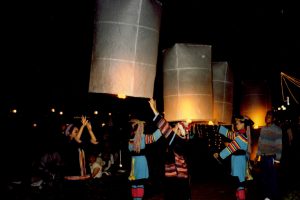 Thai flying lanterns - CarniFest Online Photo © All Rights Reserved