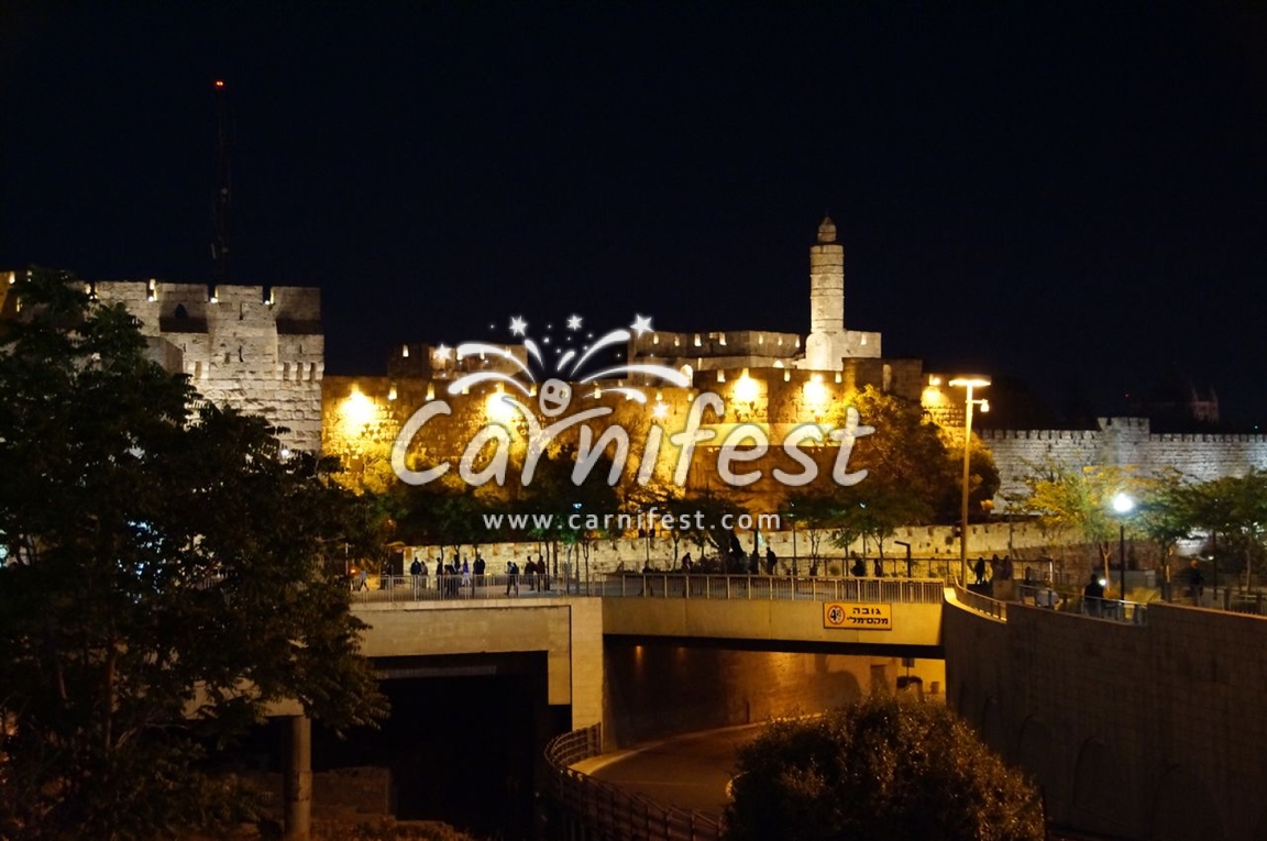 The old city of Jerusalem - Tower of David - CarniFest Online Photo © All Rights Reserved
